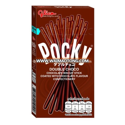 Glico Pocky Double Choco Flavor Thailand originated Pocky Biscuit Snack